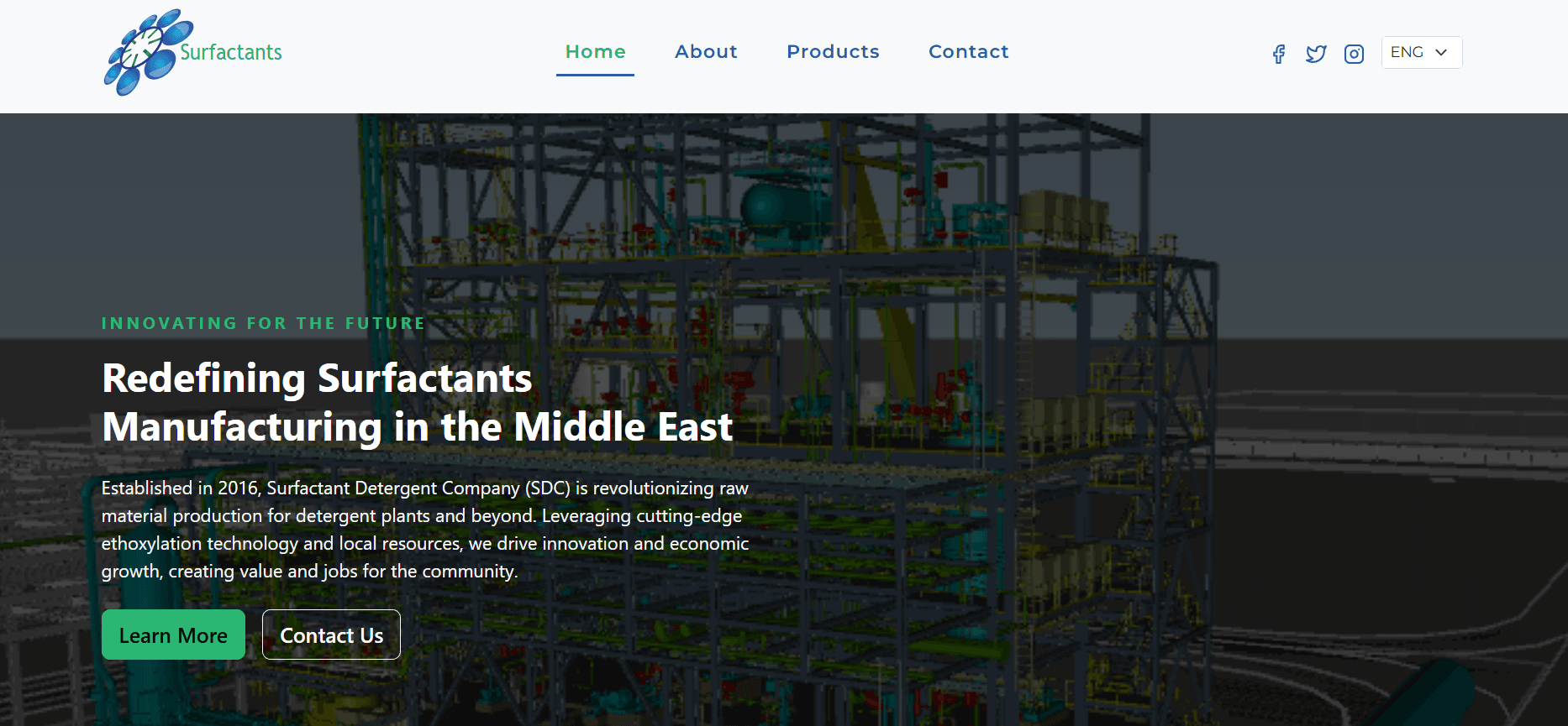 Surfactants Detergents Company (SDC) — Corporate Website